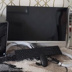 2017 27” HP Desktop, Keyboard , Mouse & Hard Drive