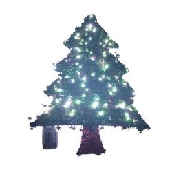 Vintage Christmas Tree Decor LED Changing Lights