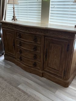 Bernhardt Stone Marble Top Buffet Sideboard GORGEOUS