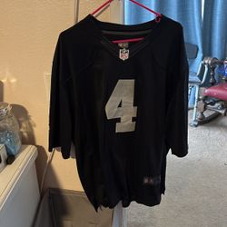 Derrick Carr Stitched Raiders Jersey