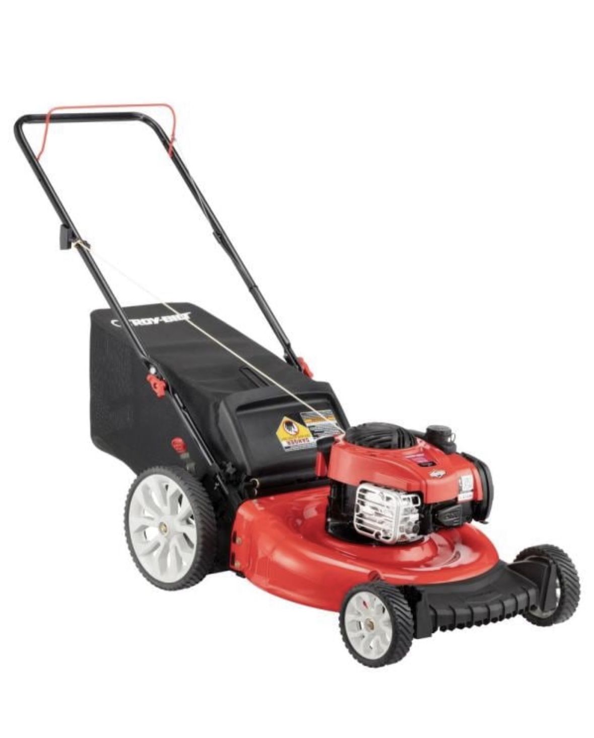 Troy-Built 21 in. 140 cc Briggs and Stratton Gas Engine Self Propelled Lawn Mower with Rear Bag and Mulching Kit Included