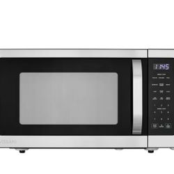 Vissani 1.6 cu. ft. Countertop Microwave in Fingerprint Resistant Stainless Steel