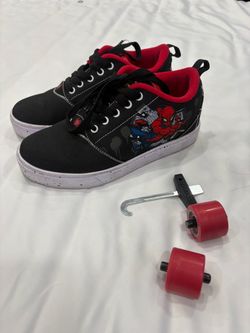 Spider-Man shoes with wheels