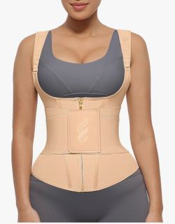 FeelinGirl Waist Trainer Vest with Adjustable Shoulder Strap