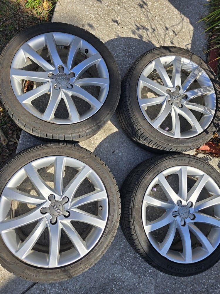 Audi A4 Or S4 18 Inch Rims And Tires OEM Lug Pattern 5x112mm