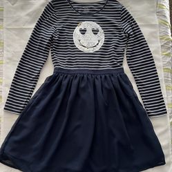 Children’s Place Girls Dress Navy Blue Size 10-12