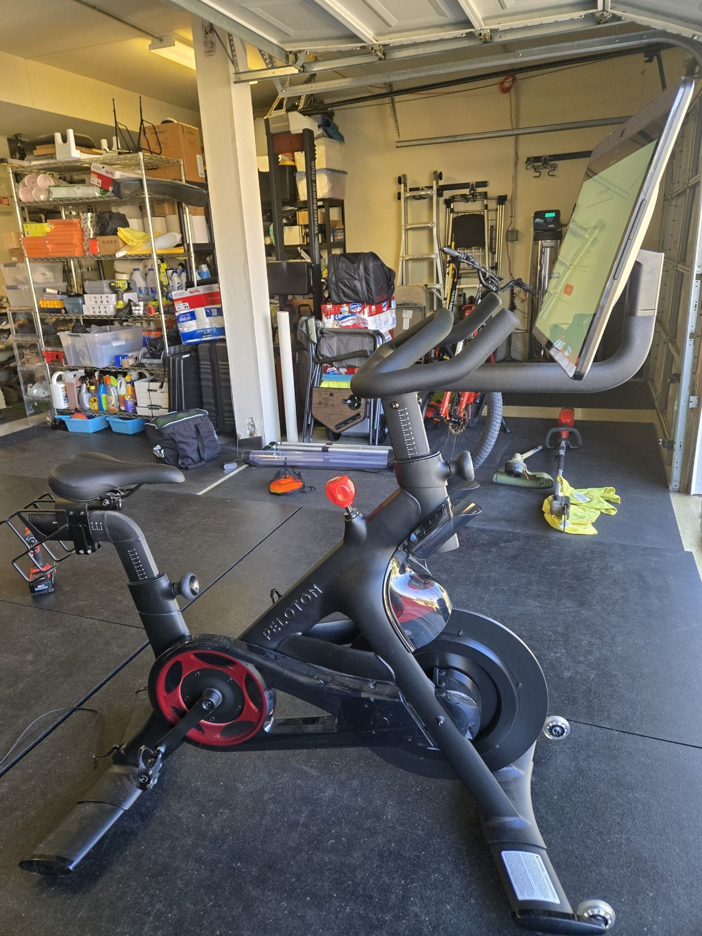 Peloton Bike + With Swivel Screen and Accessories