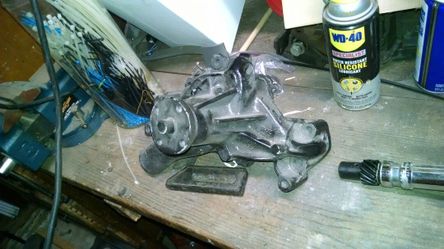 Chevy 350 long water pump
