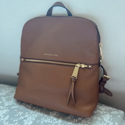 Tan Michael Kors Back Pack 