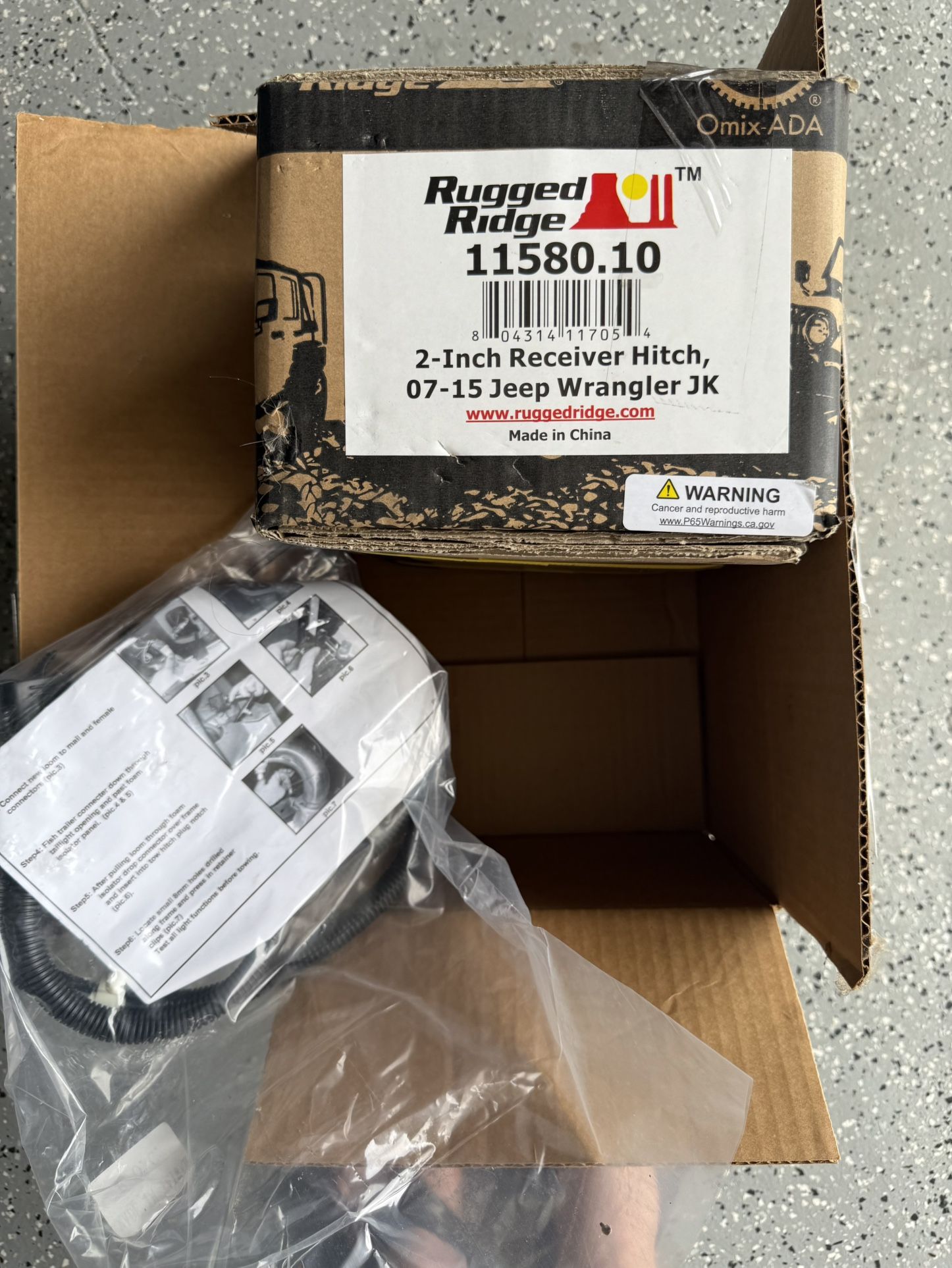 Trailer Hitch Kit With Wiring Harness
