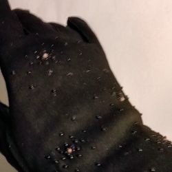 Vintage Black Crescendoe 1940's Beaded Gloves