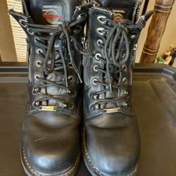 Men’s Milwaukee Steel Toe Boots Size 8D