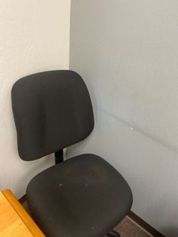 Black rolling chairs
