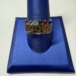 Mother gold ring