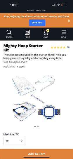 Mighty Hoop Starter Kit