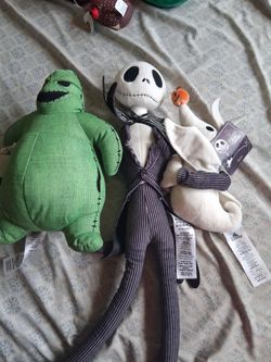 Nightmare Before Christmas-Disney Plush Set (Read Description)