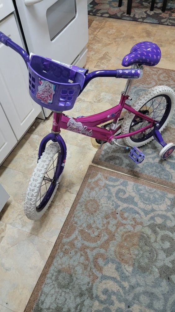 Girl's Bicycle With Sidewheels 