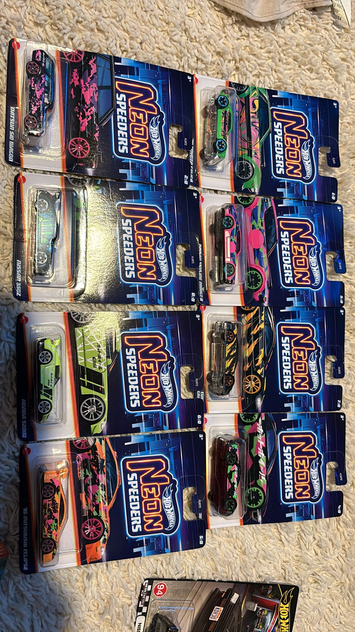 Hotwheels Neon Speeders