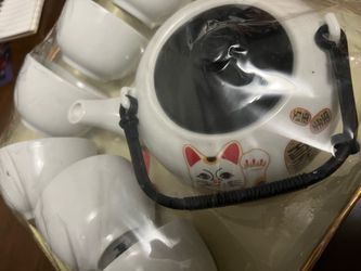 Lucky Cat Teapot set