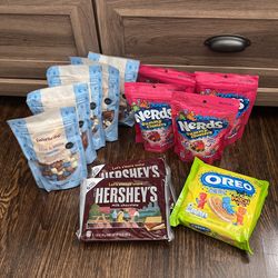 Brand New Yummy Snack Candy Chocolate Cookie Treats Hersheys Nerds Oreos Favorite Day Bundle