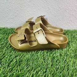 Birkenstock Arizona EVA Glamour Gold Sandals Size 12C/EU30  NWOB