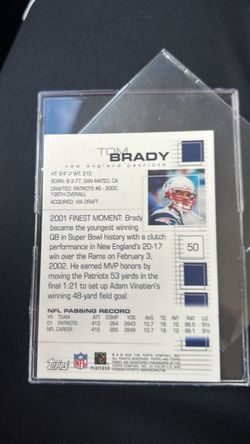 Tom Brady the finest card