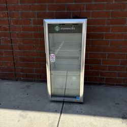 Commercial Refrigerator, Glass Door Starbucks 18” 
