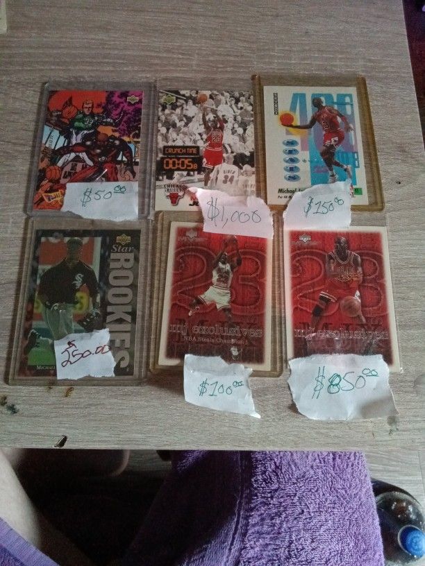 Jordan Basketball Card +One Baseball Card