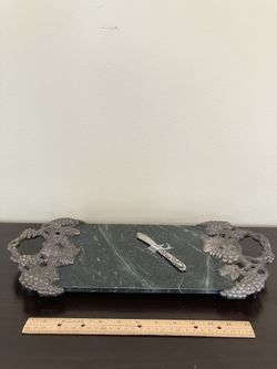Serving Platter With Knife