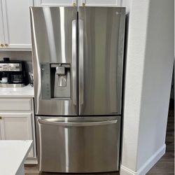LG Counter-Depth Stainless Steel French Door Refrigerator