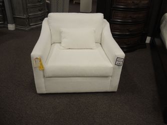 Mitchell Gold + Bob Williams Haywood Slope Arm Swivel Chair - White | Armchair