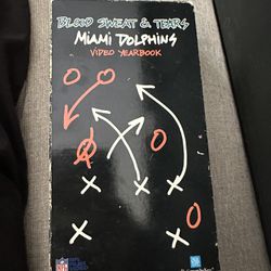 Blood Sweat and Tears - Miami Dolphins Yearbook (VHS, 1992)