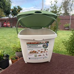 Kitchen Compost Bin, Beige