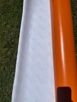 Orange car wrap
