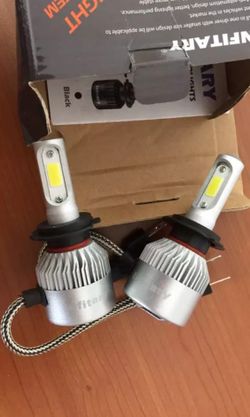 2Pcs Auto LED Headlight bulbs, Fogs, Or Daytime Running *Installation Not Included* *Just Plug & Play* *6 Months Warranty* 6500k 72W 8000LM Luces LED
