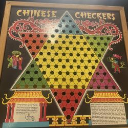 Vintage Chinese Checkers Board Game