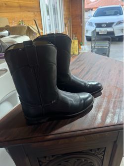 Men Justin Cowboy Boots Size 9