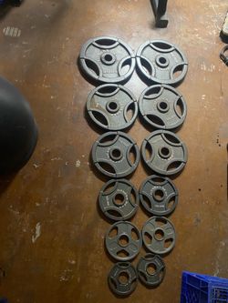 Fitness Gear Olympic Weight Plates Set