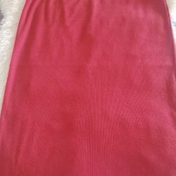 RED PENCIL SKIRT