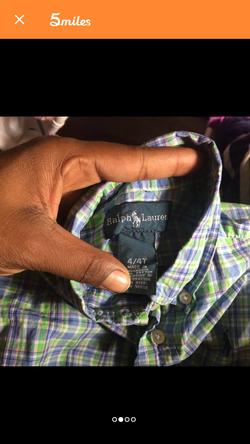 Boys Ralph Lauren button down shirt