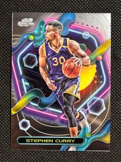 2023-24 Topps Chrome Cosmic #118 Stephen Curry Golden State Warriors