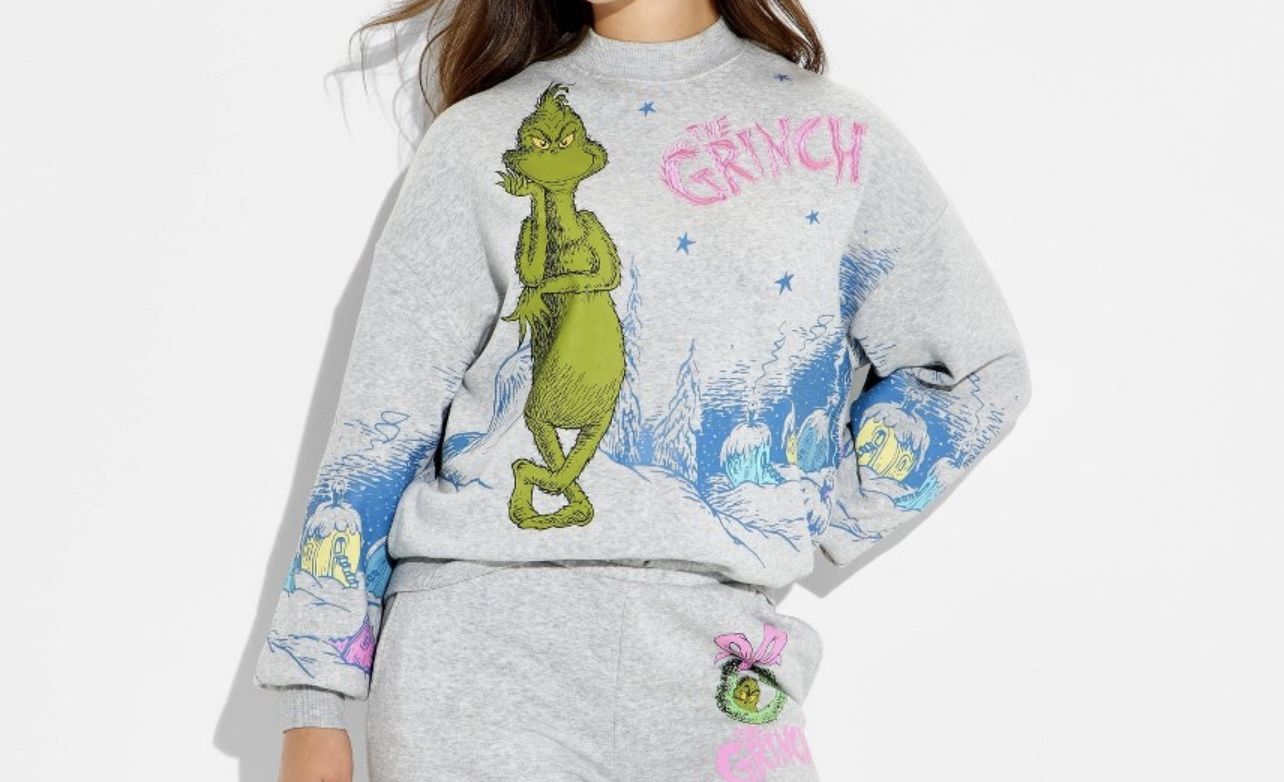 Women's Grinch Fleece Sweatshirt