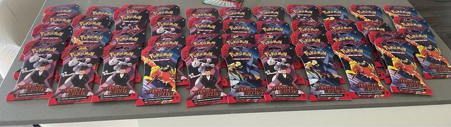 34 Sleeved Destined Rivals Booster Packs (Buy as many as you want)