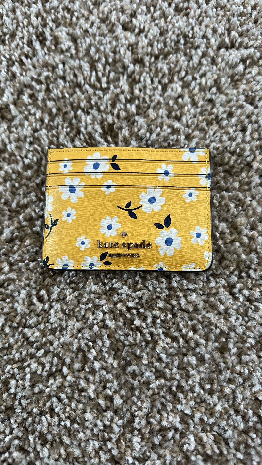Yellow katspade cardholder