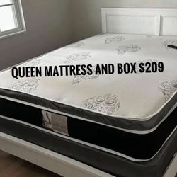 NEW Mattress Queen Size Pillowtop With Box Spring // NOT BEDFRAME INCLUDED 