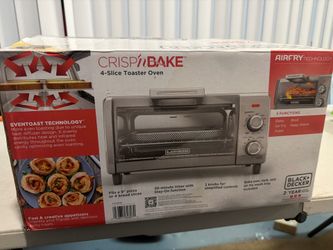 Black+Decker Air Fry Toaster Oven – Crisp ‘n Bake – New (Open Box)