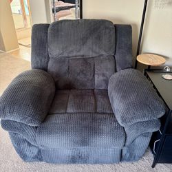 Trevor Gray Power Recliner with USB & USB-C Ports