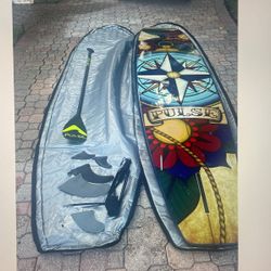 Paddle Board New In Box With Leash, Bag, Fins, Adjustable Carbon Fiber Paddle, Delivery, And Lesson All Included!