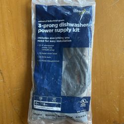 Whirlpool 3 Prong Dishwasher Power Supply Kit 
