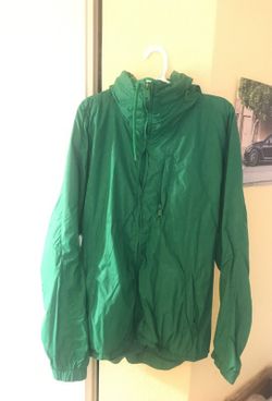 H&M green windbreaker